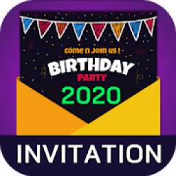 Invitation maker 2020 Free Birthday, Wedding card