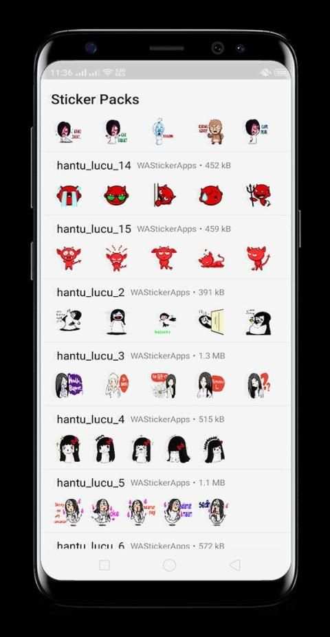 Hantu Lucu for Whatsapp _ WAStickerApps screenshot 4