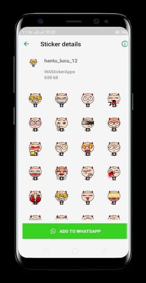 Hantu Lucu for Whatsapp _ WAStickerApps screenshot 2