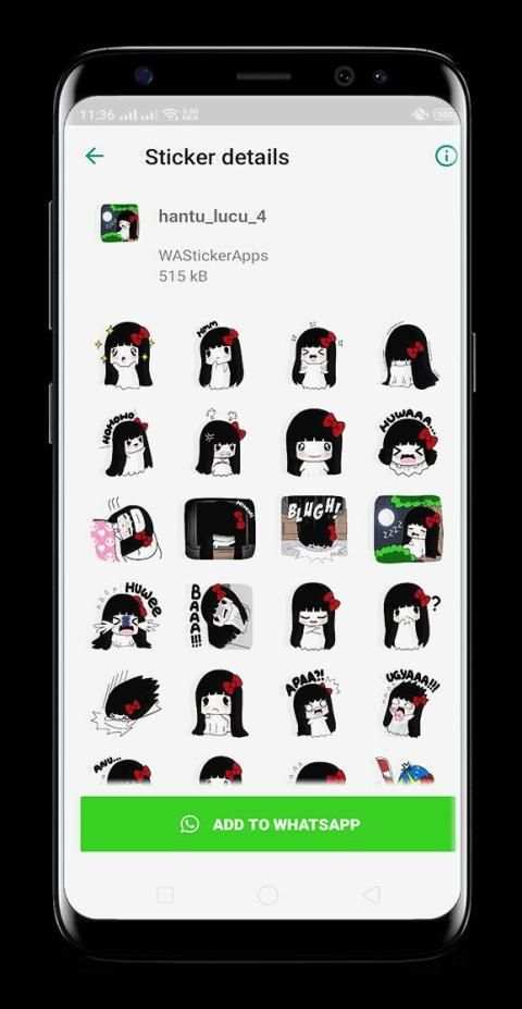 Hantu Lucu for Whatsapp _ WAStickerApps screenshot 5
