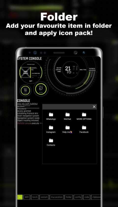 Arc Launcher -- Aris Theme स्क्रीनशॉट 3