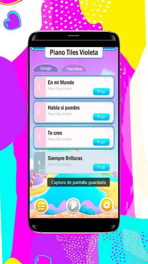 Piano Tiles Violeta screenshot 1