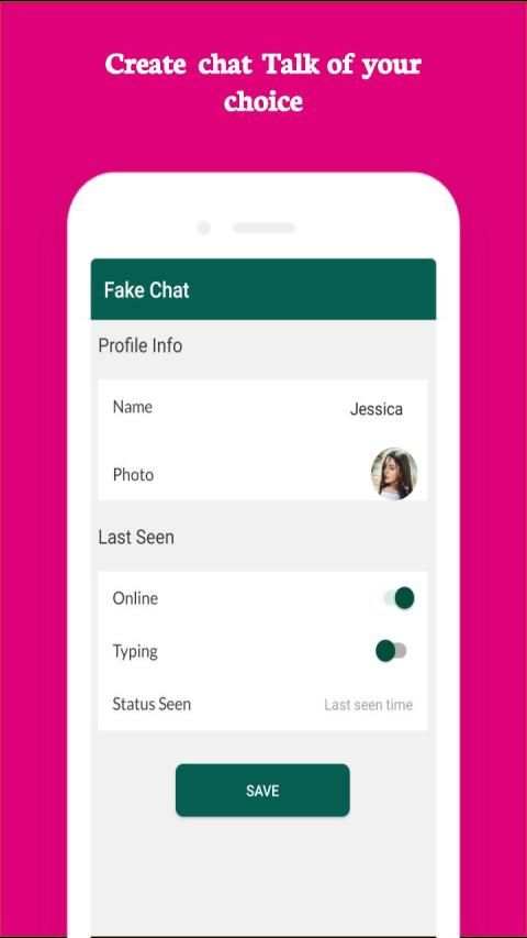 Fake Chat App - ( No Ads ) स्क्रीनशॉट 2
