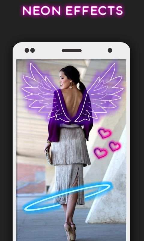 Neon Photo Editor 2019 स्क्रीनशॉट 5