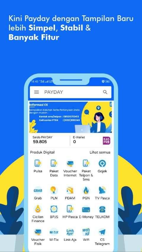 Payday - Agen Pulsa dan & PPOB Murah screenshot 7