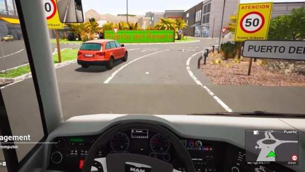 Proton Bus Lite Driving Simulator:3D Bus race Road screenshot 2