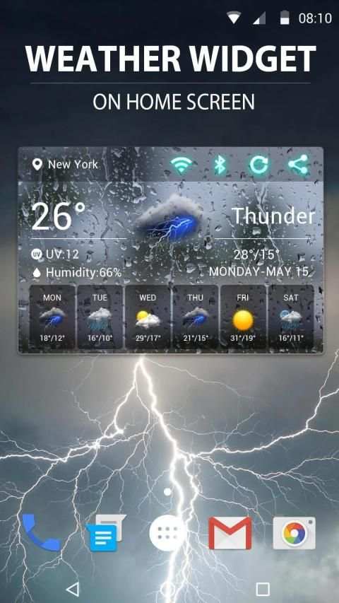 World weather widget&Forecast स्क्रीनशॉट 3