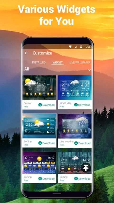 World weather widget&Forecast स्क्रीनशॉट 7