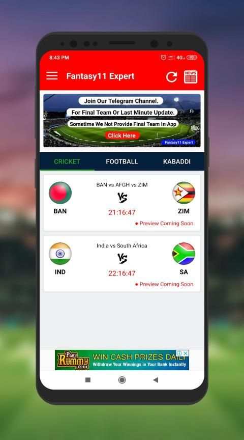 Fantasy11 Expert - Dream11 Team Prediction & Tips screenshot 3