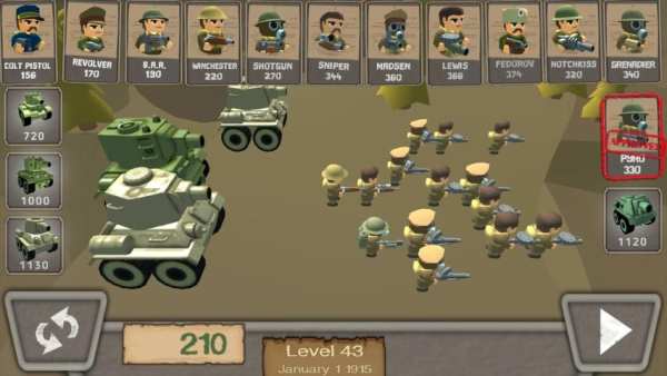 WW1 Battle Simulator स्क्रीनशॉट 7