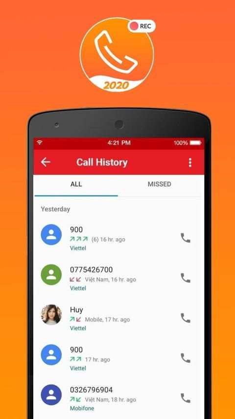 Automatic Call Recorder ACR Call Recording 2020 screenshot 4