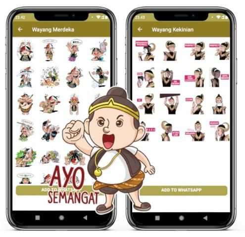 WA StikerApp Wayang Unyu Sticker Wayang Jawa screenshot 2