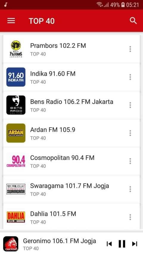 Radio FM Online Indonesia screenshot 5