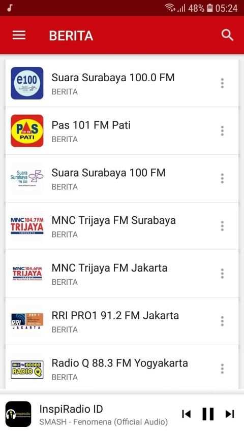 Radio FM Online Indonesia screenshot 1