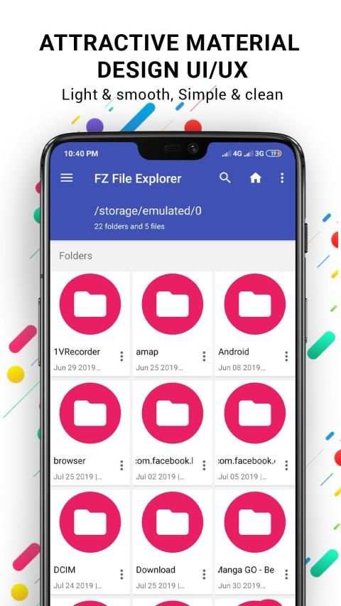 FZ File Explorer - File Manager, App Manager स्क्रीनशॉट 6