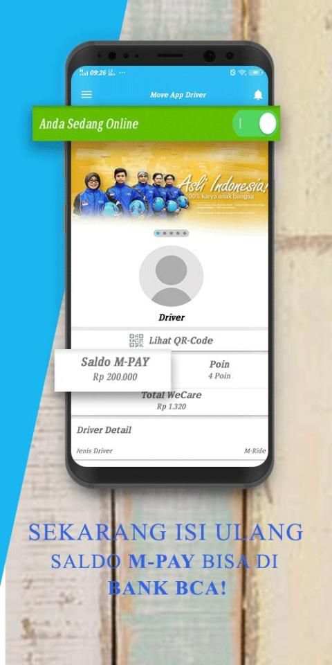 Move App Driver - Aplikasi Mitra Move App screenshot 3