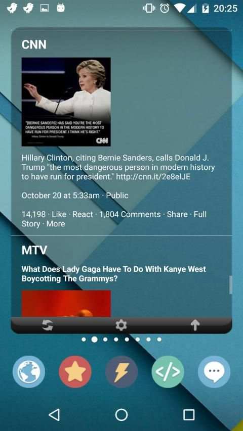 Widget for Facebook screenshot 3