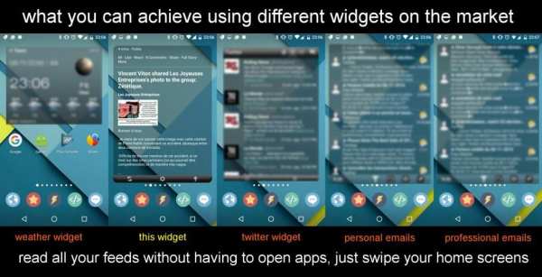 Widget for Facebook screenshot 1