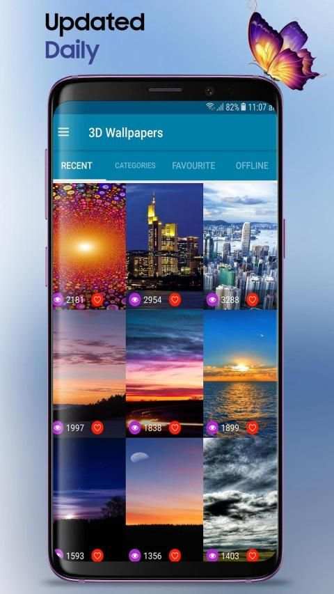 3D Wallpapers Backgrounds HD 4k स्क्रीनशॉट 2