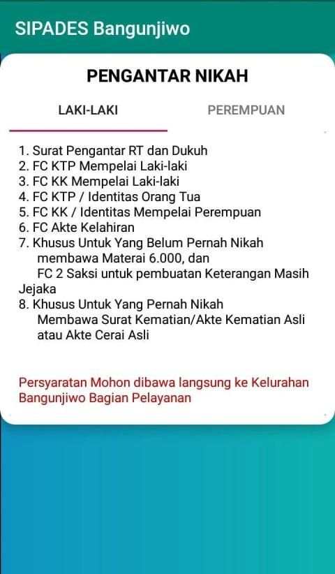 SIPADES Bangunjiwo screenshot 1