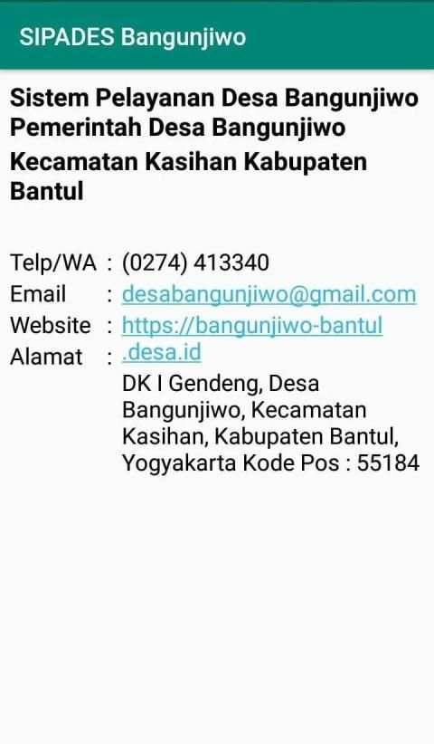 SIPADES Bangunjiwo screenshot 2