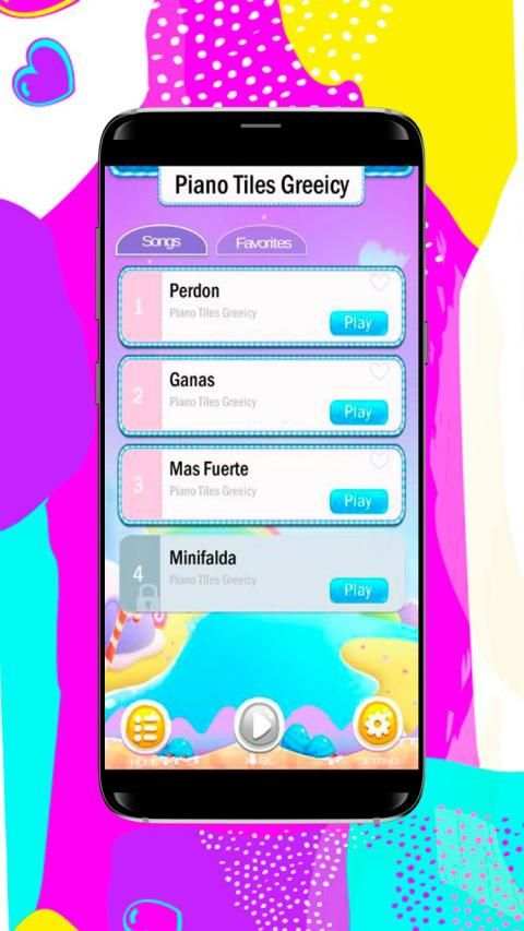 Piano Tiles Greeicy screenshot 3