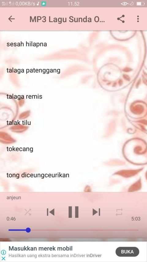 Lagu Sunda MP3 Offline Lengkap Pisan screenshot 5