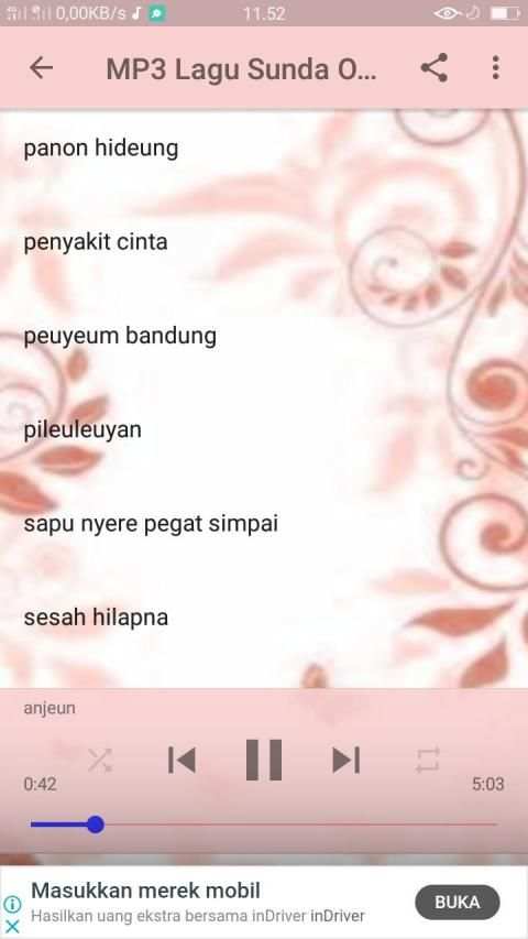 Lagu Sunda MP3 Offline Lengkap Pisan screenshot 1