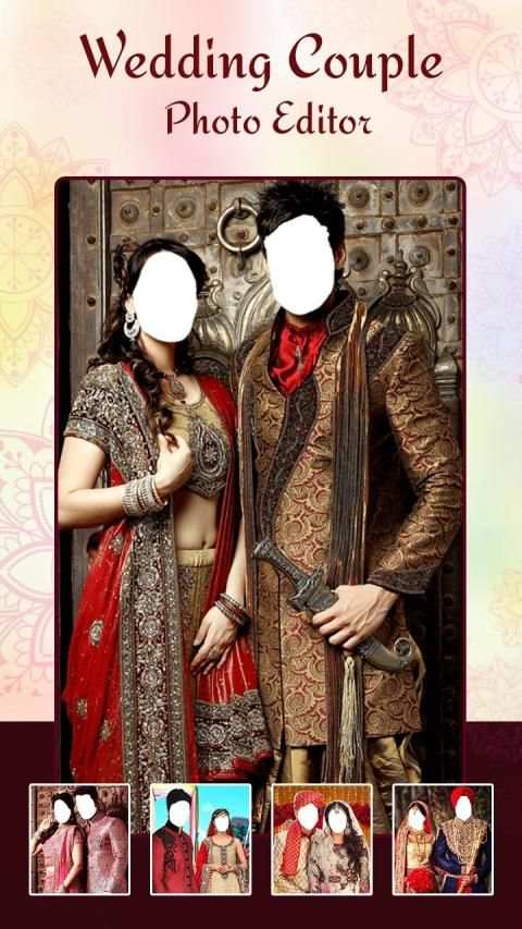 Wedding Couple Photo Editor - wedding photo editor screenshot 1