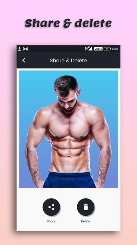 Man Six Pack Maker screenshot 1