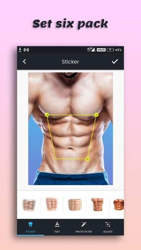 Man Six Pack Maker screenshot 3