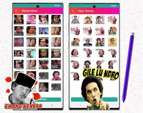WAStickerApps Komedian Cute Pelawak WA Sticker screenshot 2