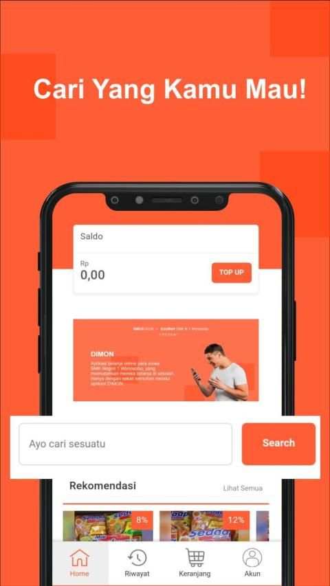 DIMON - Aplikasi Belanja EduSmart screenshot 3