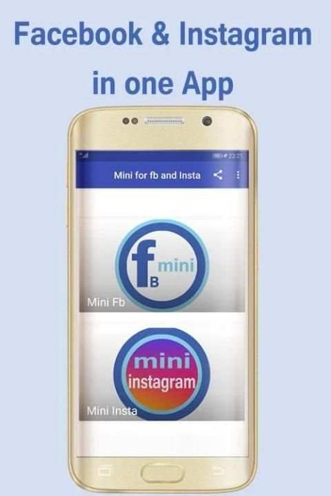 Mini for facebook and instagram screenshot 6