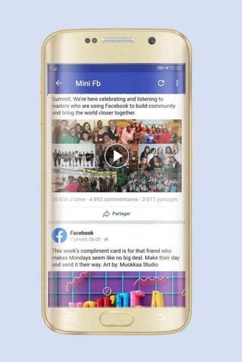 Mini for facebook and instagram screenshot 4