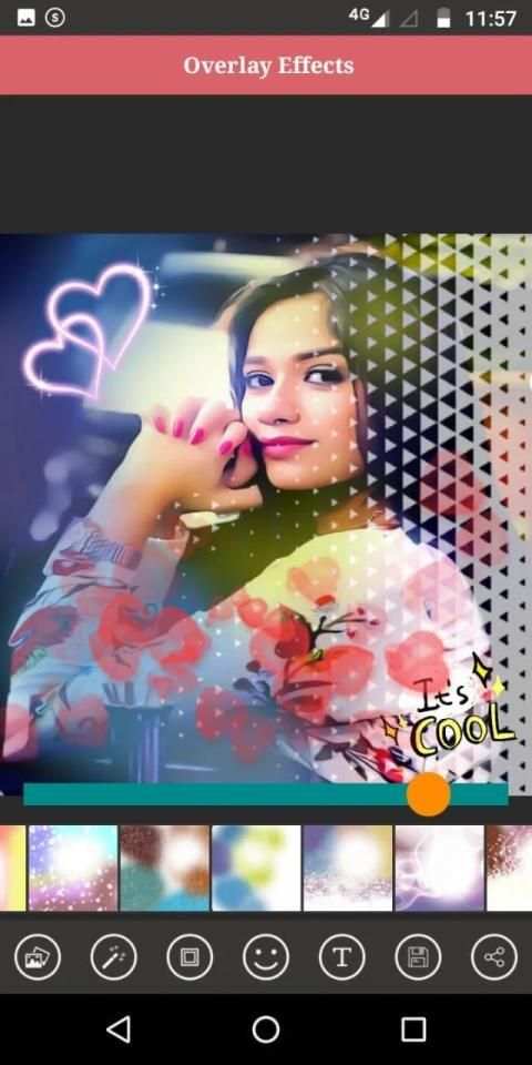 photo editor application | 3D shattering effects screenshot 1