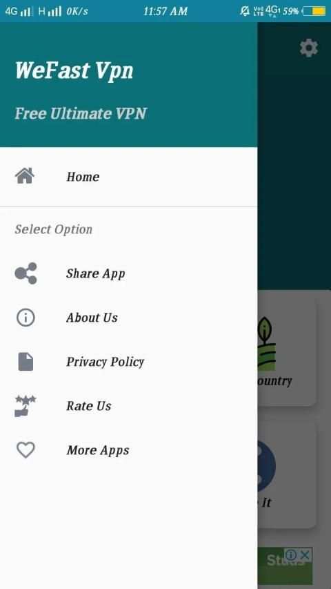 WeFast vpn screenshot 3