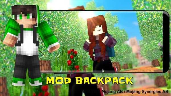 Mod Backpack : Blocky Bag screenshot 1