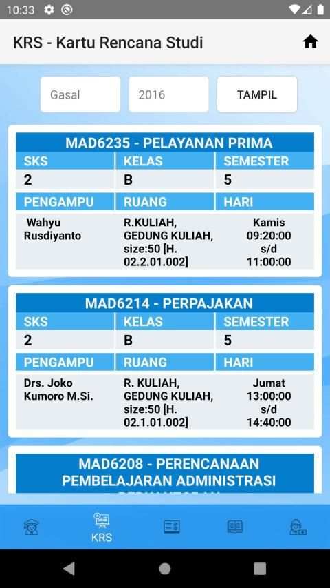 Siakad UNY screenshot 3