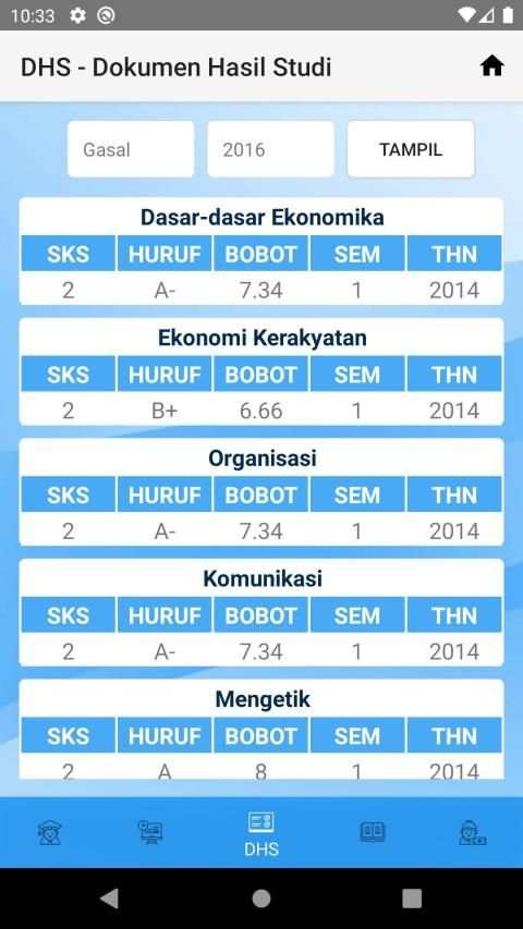 Siakad UNY screenshot 2