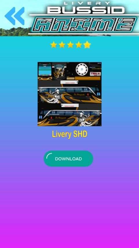Livery Anime Bussid स्क्रीनशॉट 1