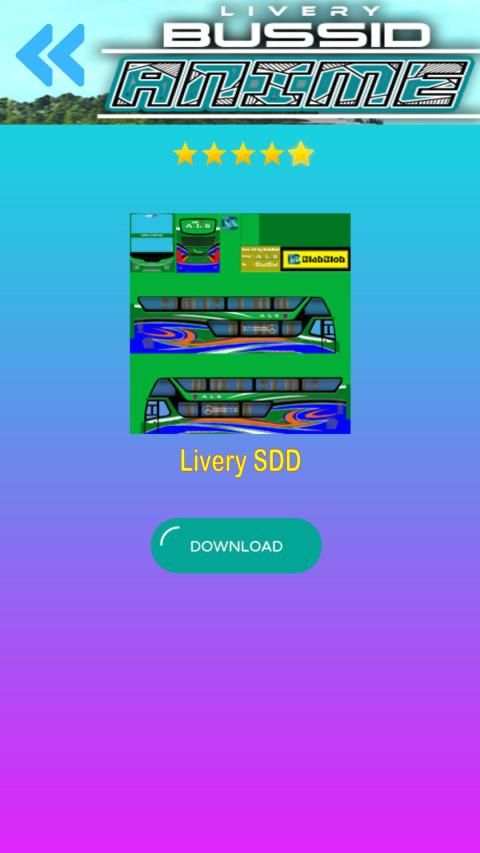 Livery Anime Bussid स्क्रीनशॉट 3