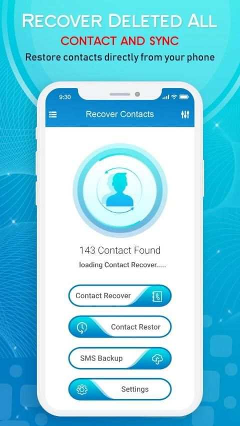 Recover Deleted Contacts - Backup, Export, Restore screenshot 5