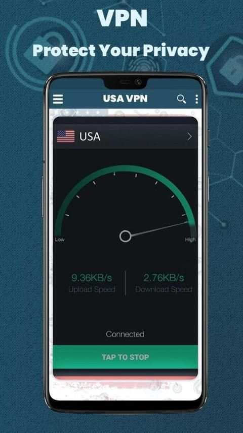 USA VPN - Fast VPN Proxy & Free VPN screenshot 1
