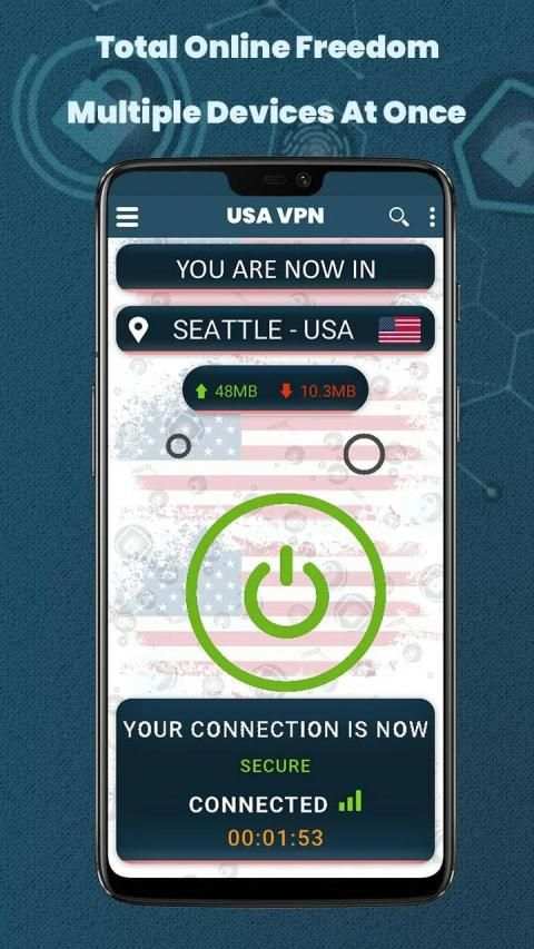 USA VPN - Fast VPN Proxy & Free VPN screenshot 2