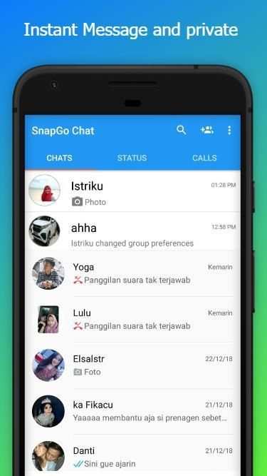 Messenger - Gratis Nelpon & Chat Tanpa Batas screenshot 2