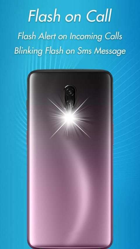 Flash on call and SMS: flash light screenshot 1