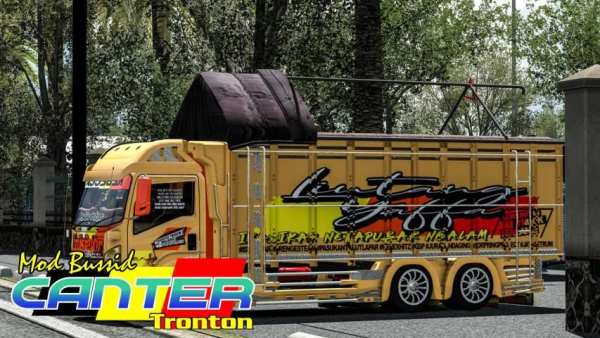 Mod Bussid Canter Tronton screenshot 6
