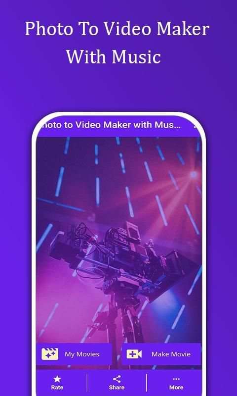 Photo to Video Maker with Music - Movie maker screenshot 3