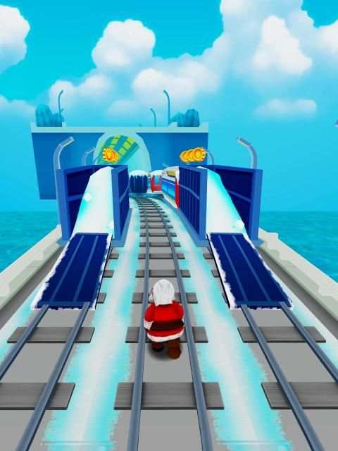 Subway Santa Xmas Run screenshot 7